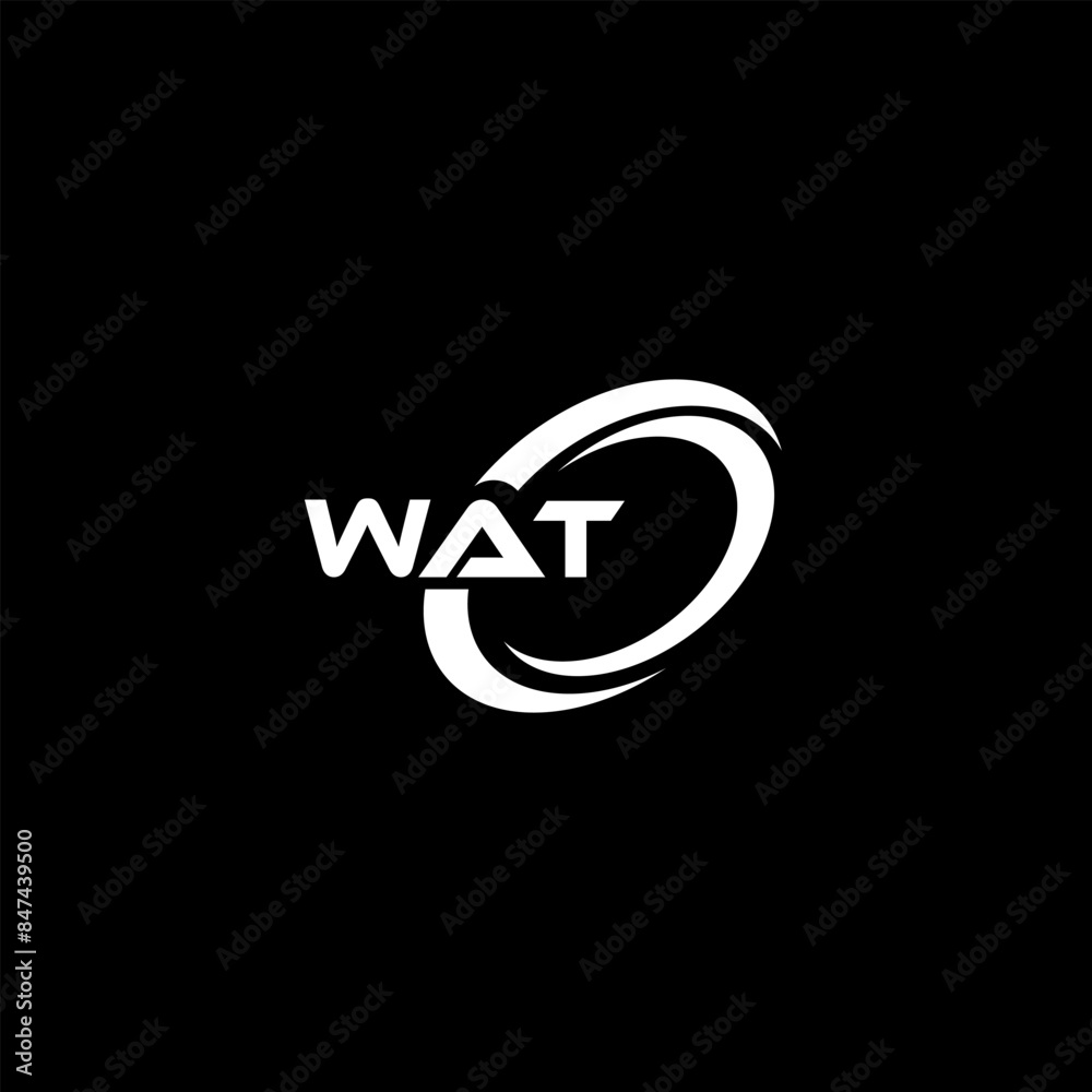ABSTRACT WAT LOGO DESIGN ABSTRACT WAT LOGO DESIGN