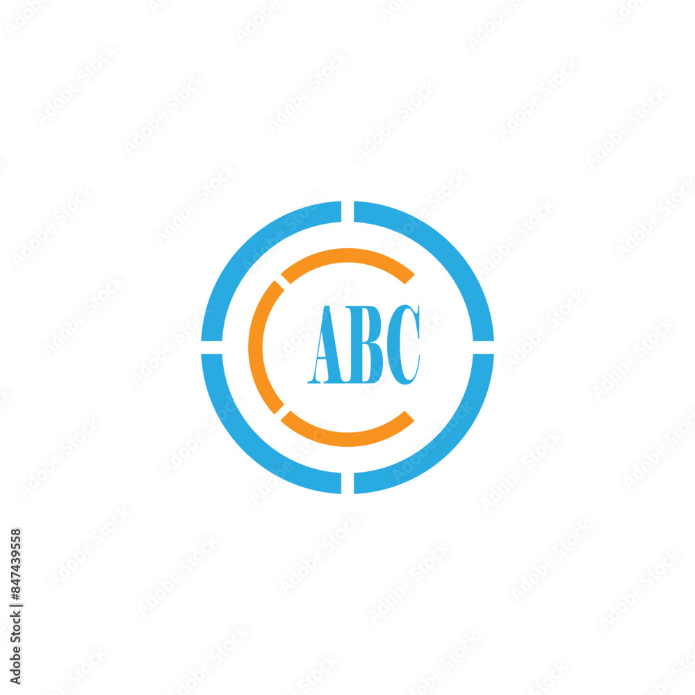 ABSTRACT ABC LOGO DESIGN ABSTRACT ABC LOGO DESIGN