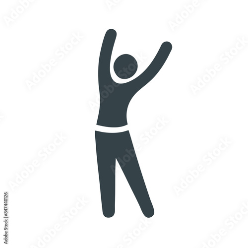 Stretching icon