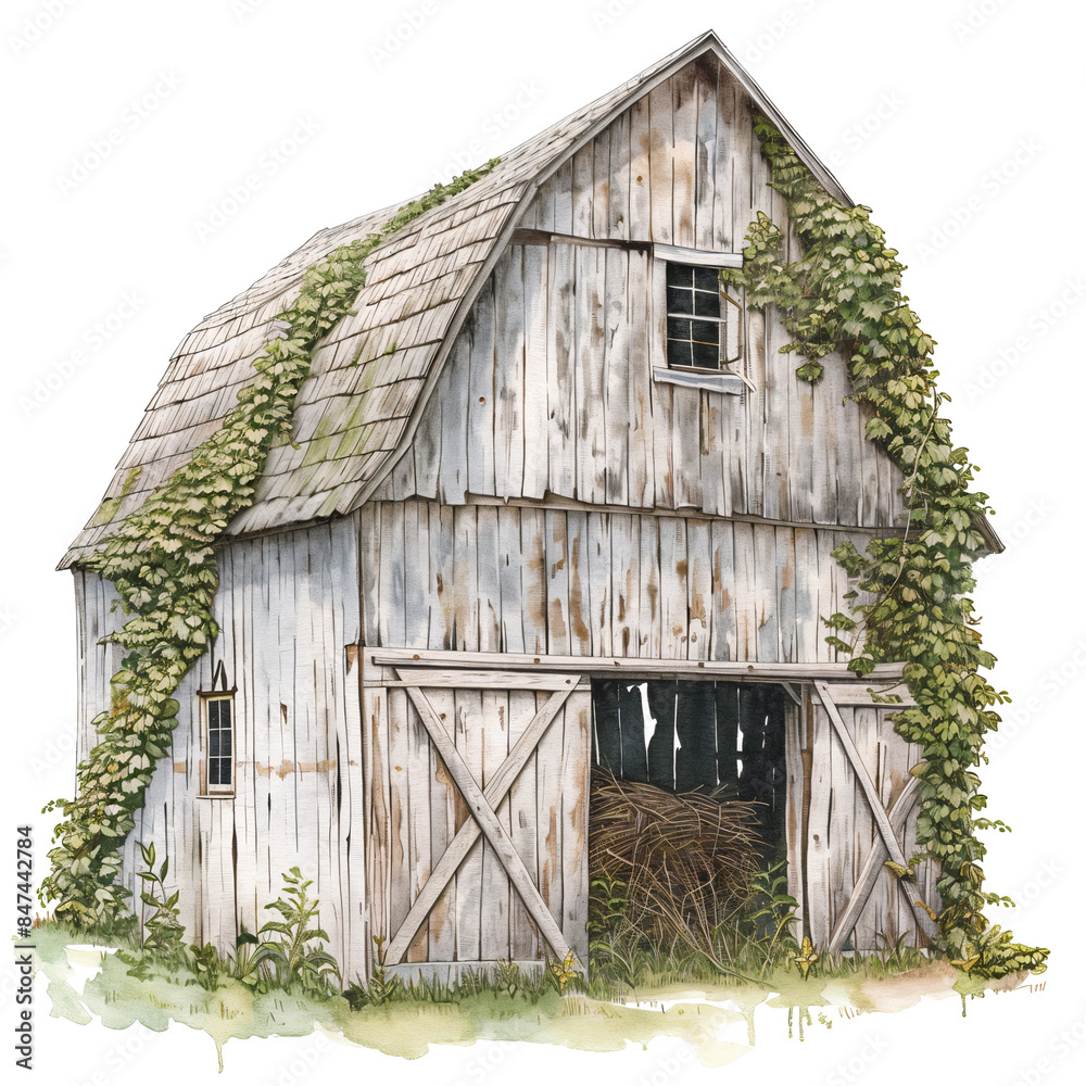 old barn in the countryside old barn in the countryside
