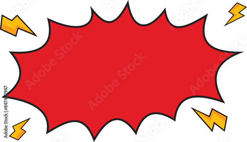 bubble Speech Comic Explosion 