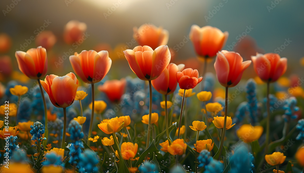Obraz premium flower background