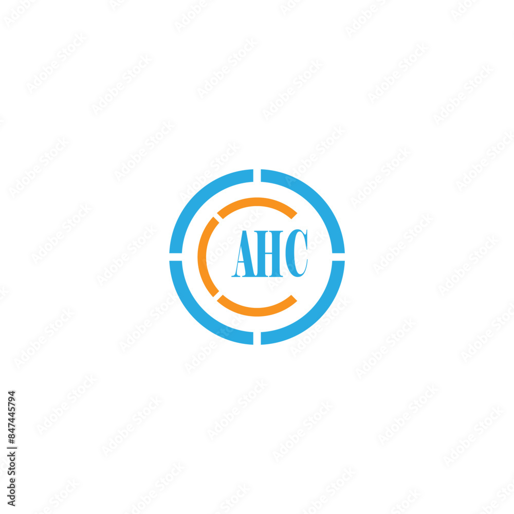 Alphabet letters Initials Monogram logo AHC Alphabet letters Initials Monogram logo AHC
