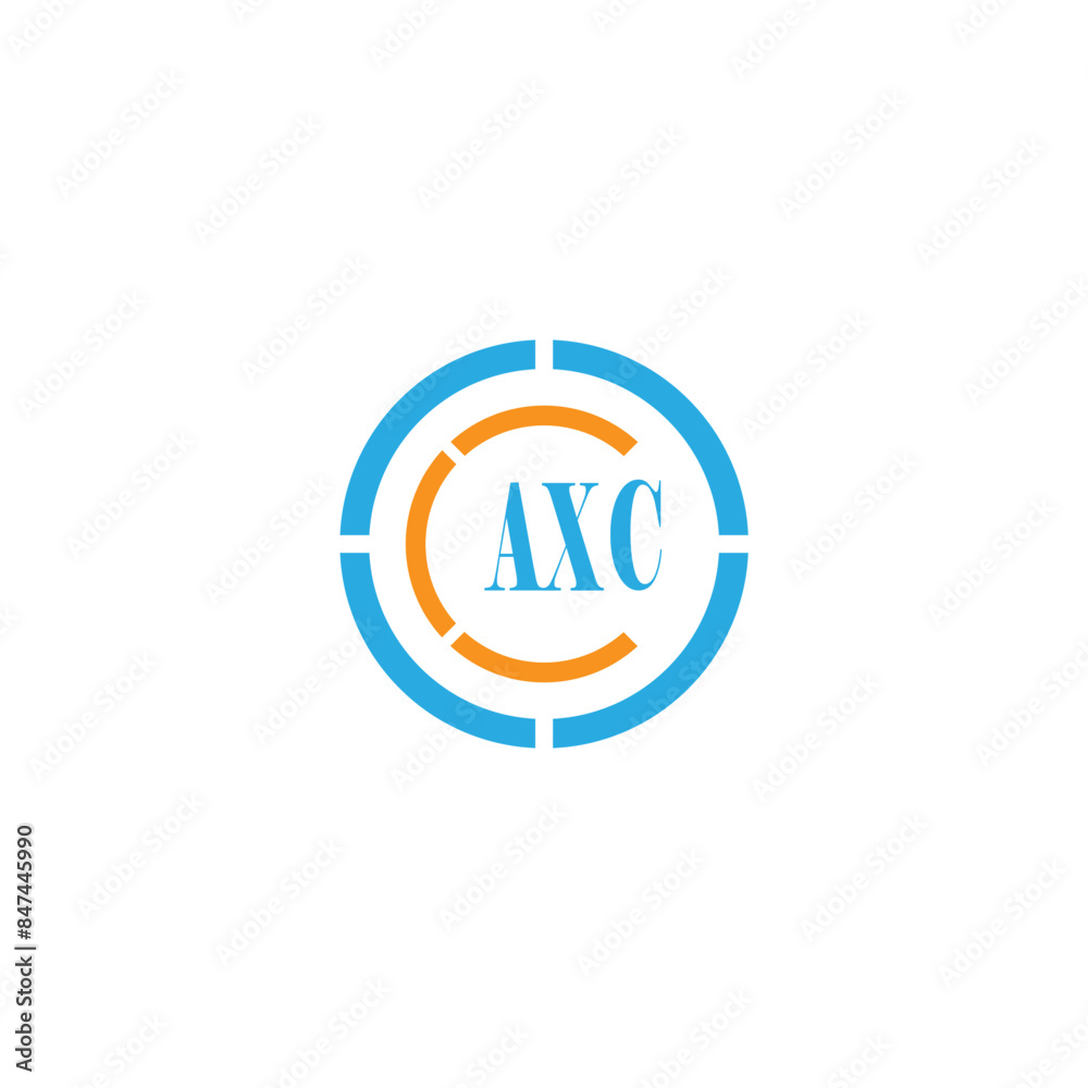 Alphabet letters Initials Monogram logo AXC Alphabet letters Initials Monogram logo AXC