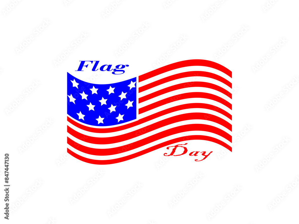 American flag . America holidays. 4 July banner in flat style. Veteran day and Memorial day vector illustration. Template For Banner, Card, Advertising , Promote, Ads, Web Design, Magazine, News Pape American flag . America holidays. 4 July banner in flat style. Veteran day and Memorial day vector illustration. Template For Banner, Card, Advertising , Promote, Ads, Web Design, Magazine, News Pape