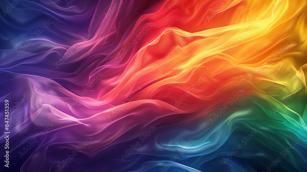 Abstract rainbow waves with liquid-like texture. Abstract rainbow waves with liquid-like texture.