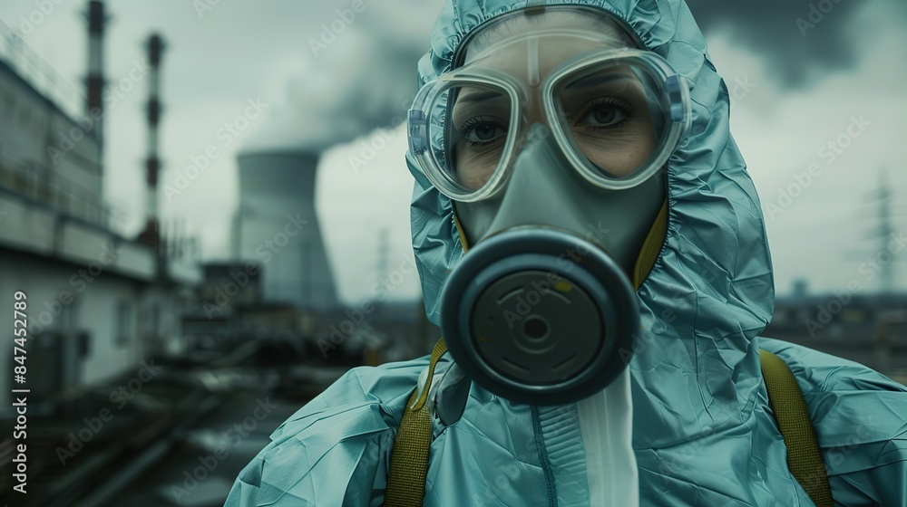A Portrait of Fortitude as a Woman Bravely Navigates a World Ravaged by Biological and Nuclear Warfare A Portrait of Fortitude as a Woman Bravely Navigates a World Ravaged by Biological and Nuclear Warfare