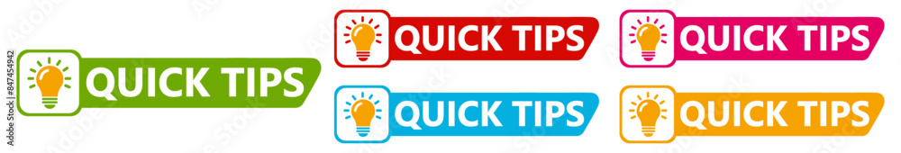 set quick tips icon sign. trips and tick solution badge labels template vector illustration
set quick tips icon sign. trips and tick solution badge labels template vector illustration