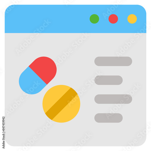 medicine online icon