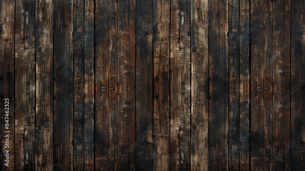 Aged brown wooden backdrop with timber plank pattern Aged brown wooden backdrop with timber plank pattern