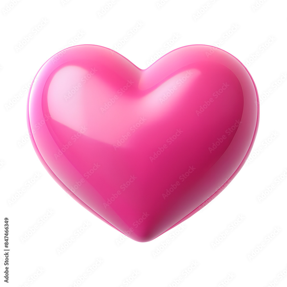 pink heart isolated on background pink heart isolated on background