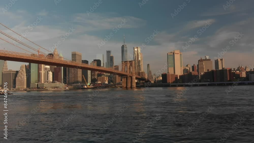 Aerial video of downtown Manhattan New York. USA Aerial video of downtown Manhattan New York. USA