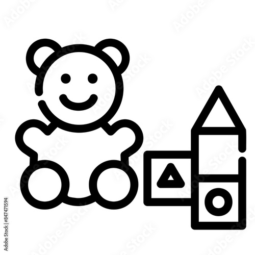 toys outline icon