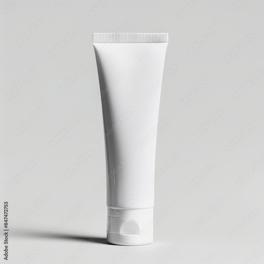 Glossy cosmetic tube isolated on open background. Glossy cosmetic tube isolated on open background.