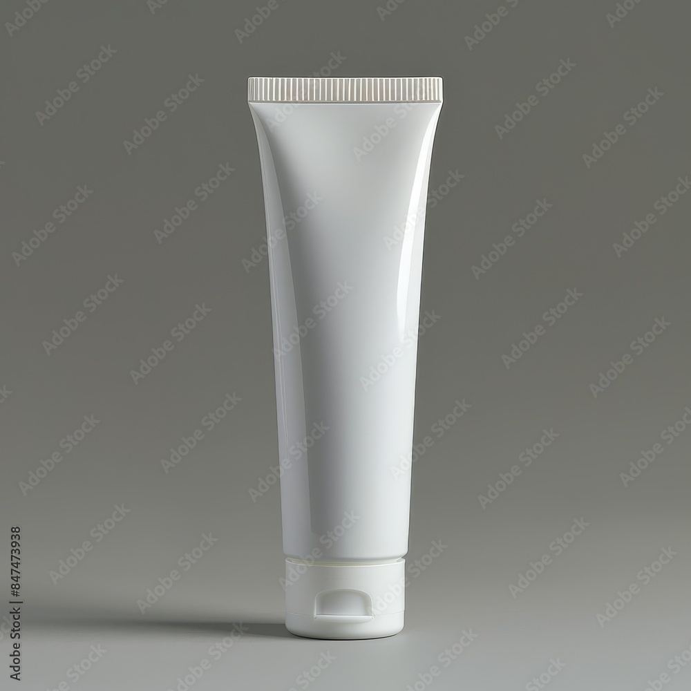 Glossy cosmetic tube isolated on open background. Glossy cosmetic tube isolated on open background.