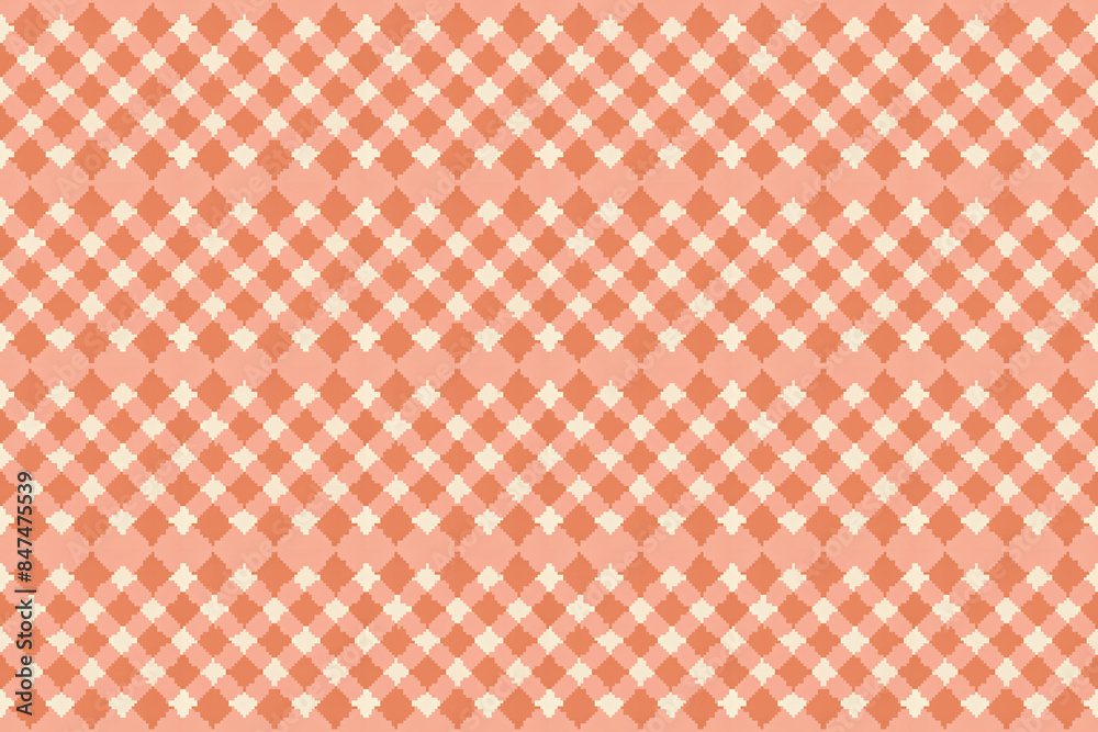 Argyle patterns using basic colors Peach Fuzz Argyle patterns using basic colors Peach Fuzz
