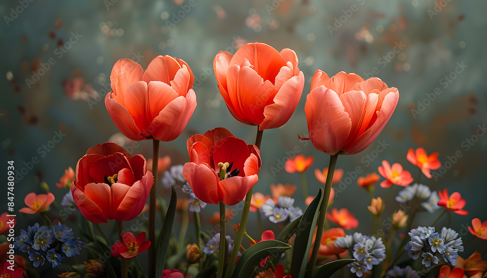 Obraz premium flower background