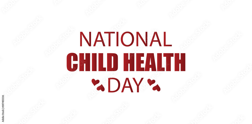 Celebrating National Child Health Day with Chic Typography Celebrating National Child Health Day with Chic Typography