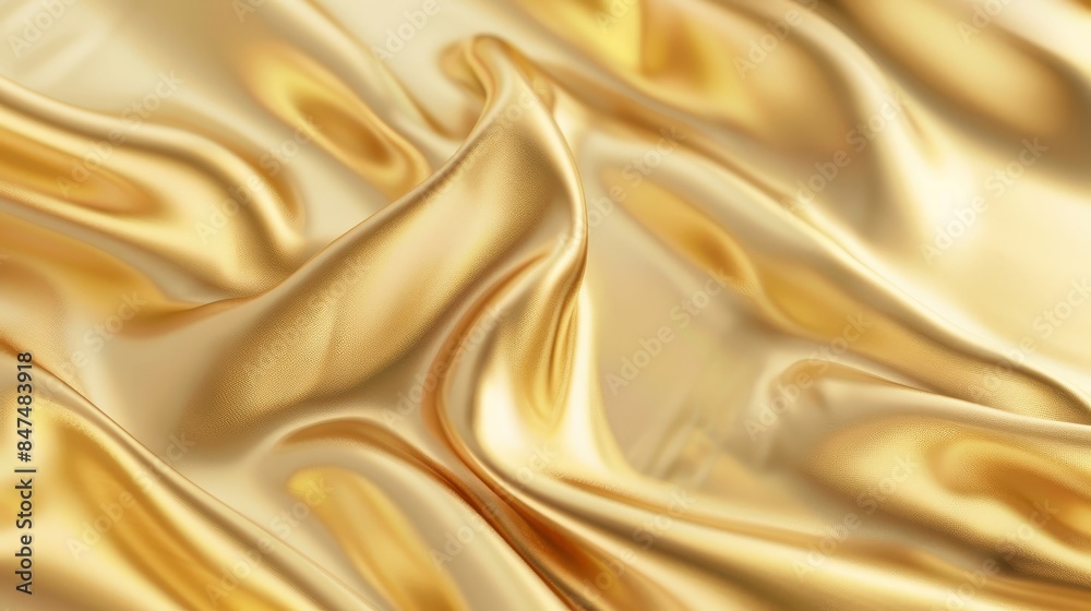 Abstract Golden background with gradients shadow.