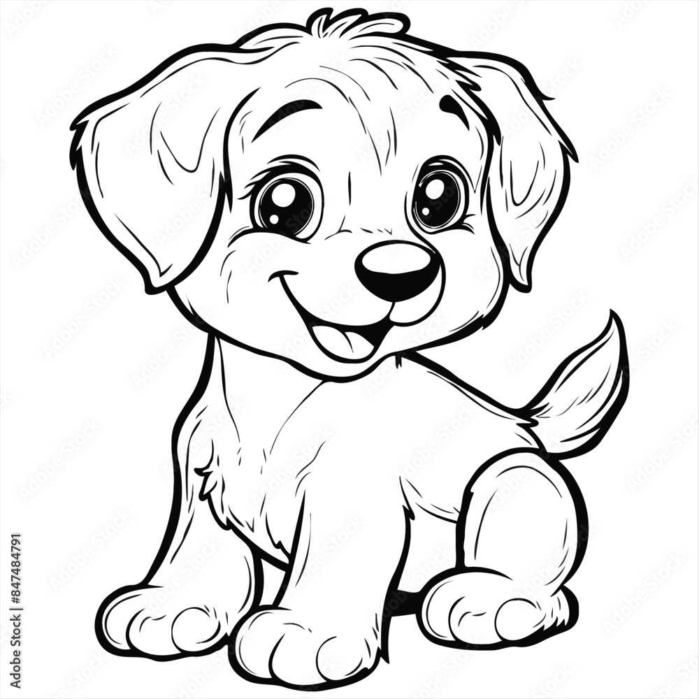 Dog silhouettes vector image Dog silhouettes vector image