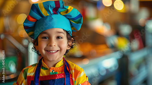 Tiny Culinary Maestro, A Child in Chef's Garb