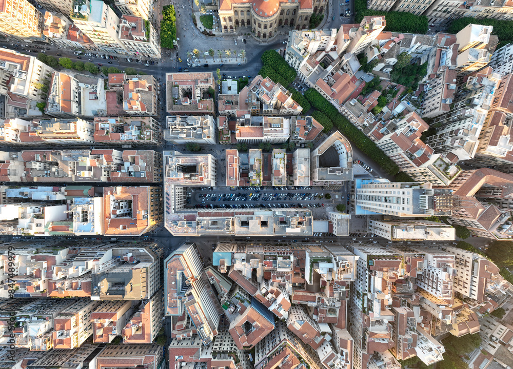 Fototapeta premium Aerial View - Palermo, Italy
