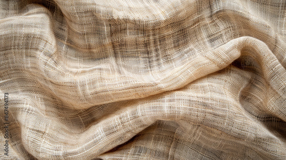 Naklejka premium Background of natural linen texture