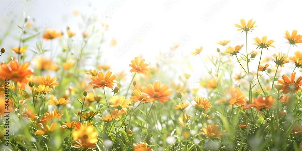 field of flowers