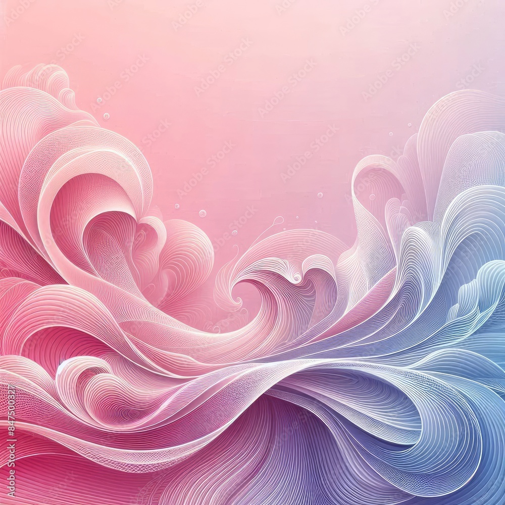 Fusion of Pastel Waves and Abstract Elegance with Generative AI. Fusion of Pastel Waves and Abstract Elegance with Generative AI.