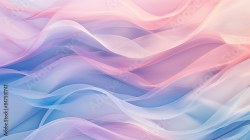 A colorful, wavy background with a pink and blue hue