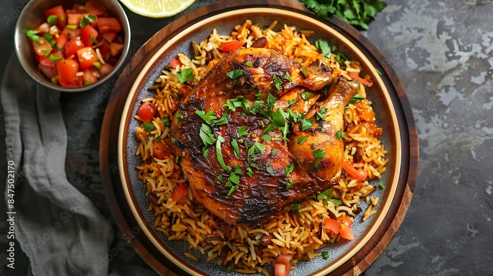 Chicken kabsa homemade rice Chicken kabsa homemade rice