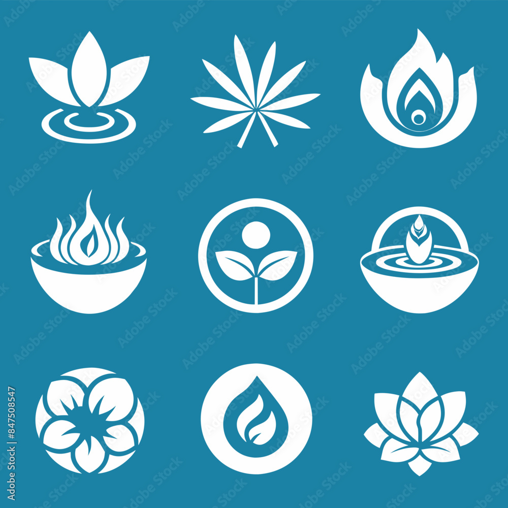 Fototapeta premium TranquilTouch: Logo Design for Spa 