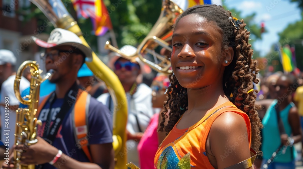 Celebrating Freedom: Juneteenth Parade in Vibrant Colors Celebrating Freedom: Juneteenth Parade in Vibrant Colors