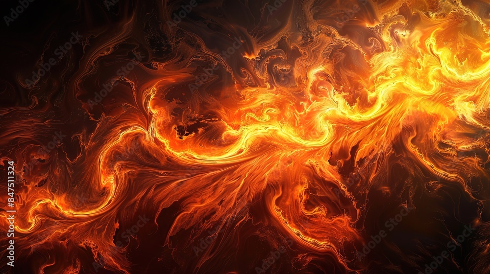 Fototapeta premium flame pattern wallpaper