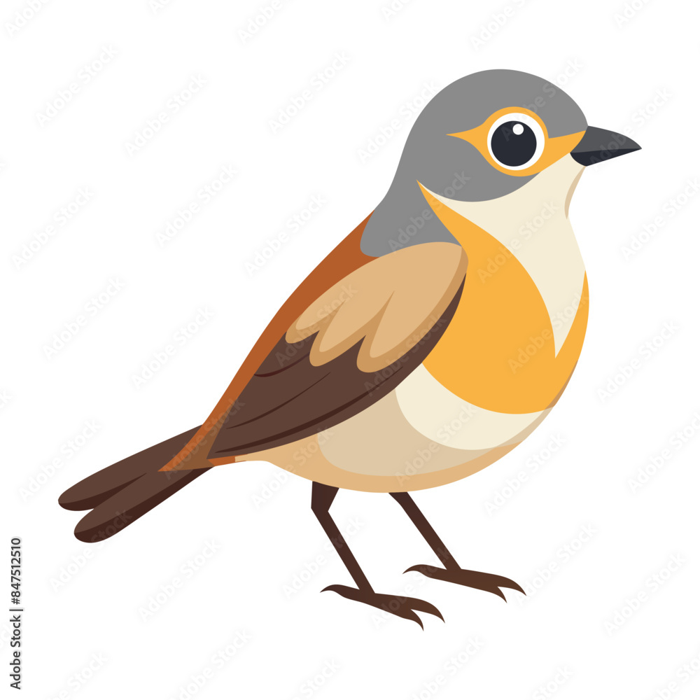 Fototapeta premium vireo bird isolated on white
