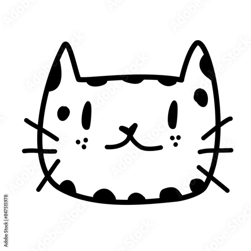 Illustration cat icon sign images vector 