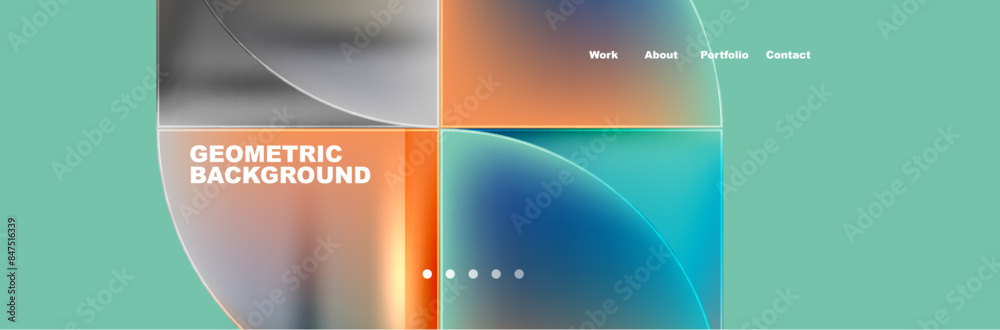 Circle triangle geometric web site page template. Vector Illustration For Wallpaper, Banner, Background, Card, Book Illustration, landing page Circle triangle geometric web site page template. Vector Illustration For Wallpaper, Banner, Background, Card, Book Illustration, landing page