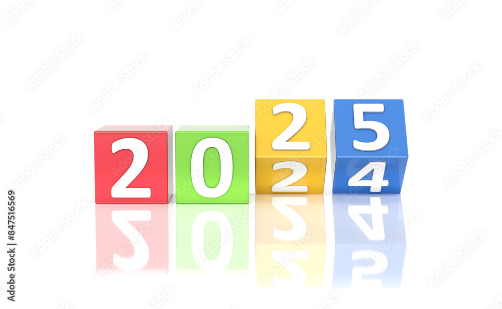 New Year 2025 Creative Design Concept - 3D Rendered Image
New Year 2025 Creative Design Concept - 3D Rendered Image