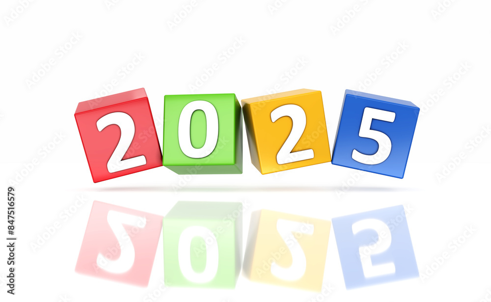New Year 2025 Creative Design Concept - 3D Rendered Image
New Year 2025 Creative Design Concept - 3D Rendered Image
