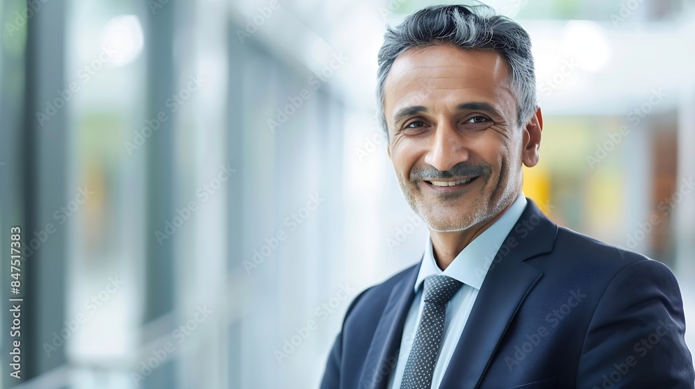 Headshot close up portrait of indian or latin confident mature good looking middle age leader ceo male businessman on blur office background Handsome hispanic senior business man smili : Generative AI Headshot close up portrait of indian or latin confident mature good looking middle age leader ceo male businessman on blur office background Handsome hispanic senior business man smili : Generative AI