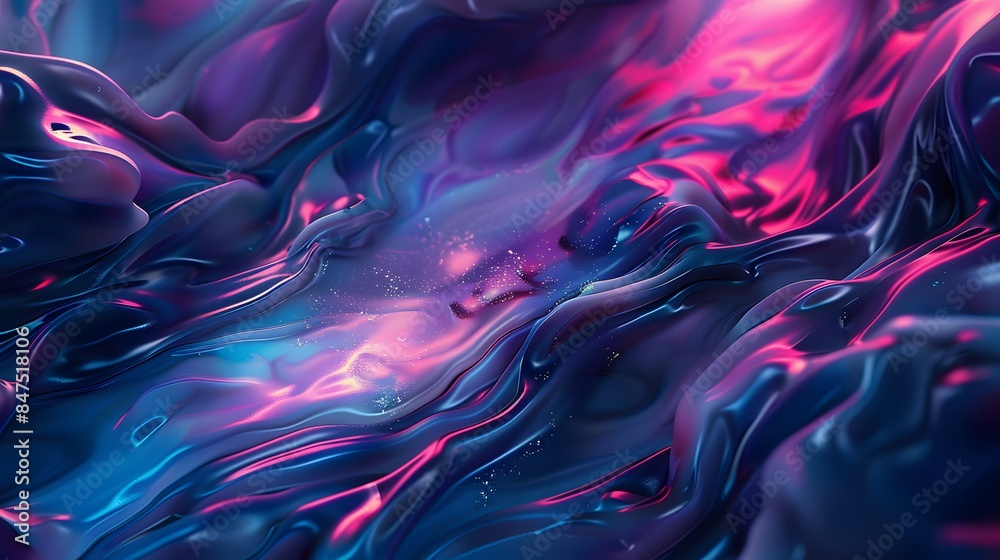 Obraz premium purple water wave background