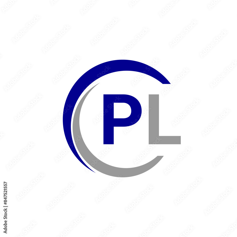 Alphabet letters Initials Monogram logo PL, INITIAL Letter PL logo design, template vector illustration. PL Initial Letter Logo design vector template, Graphic Alphabet Symbol for Corporate Business.
