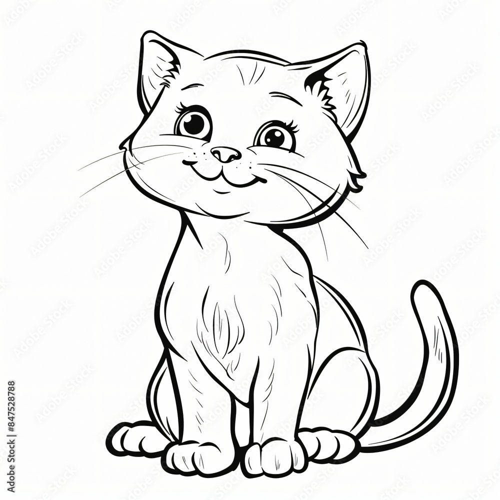 a drawing of a cat with a tail that says quot the name quot a drawing of a cat with a tail that says quot the name quot
