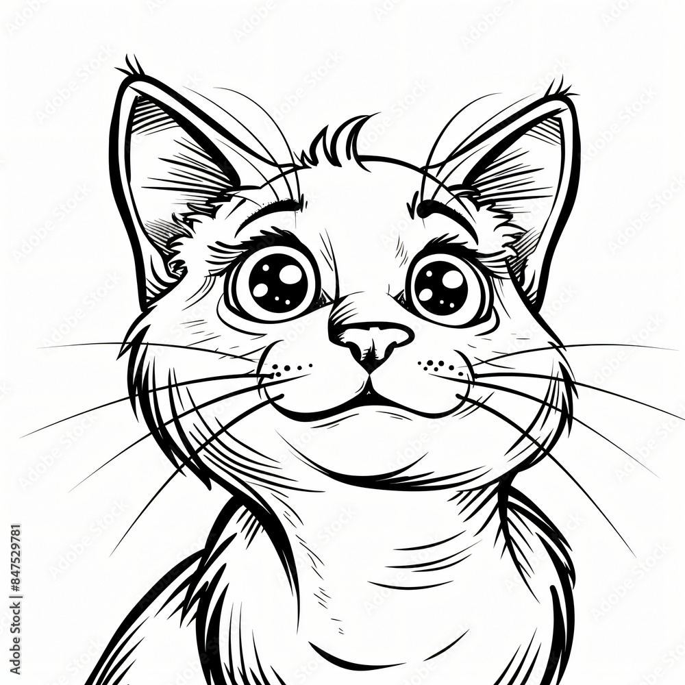 a drawing of a cat with a tail that says quot the name quot a drawing of a cat with a tail that says quot the name quot
