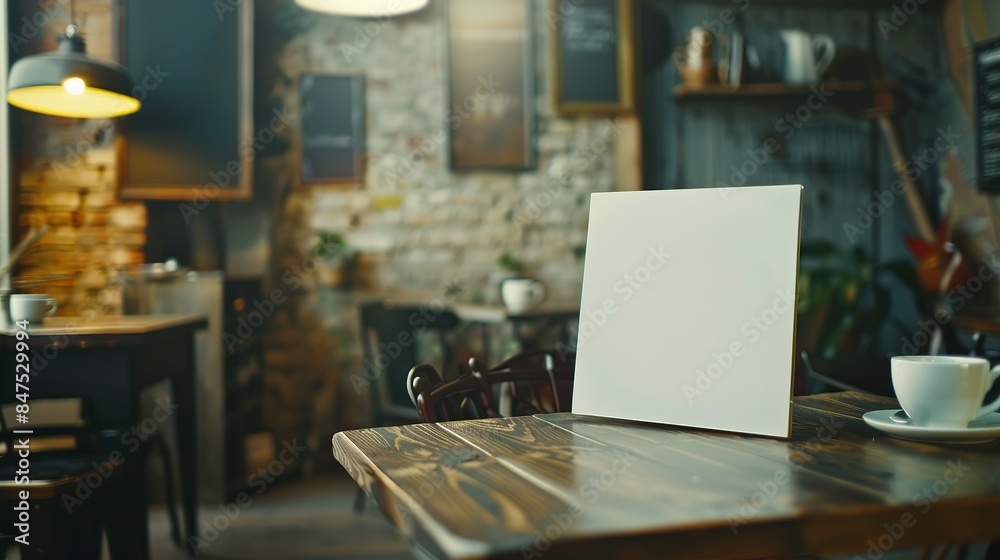 Enhance Your Coffee Shop's Ambience with a Blank Advertising Board for Eye-Catching Displays Enhance Your Coffee Shop's Ambience with a Blank Advertising Board for Eye-Catching Displays