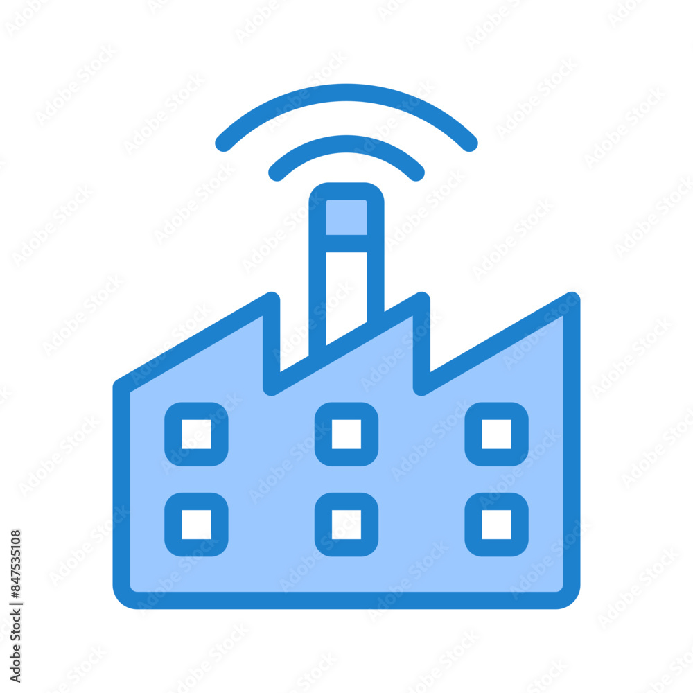 Smart Factories Icon Smart Factories Icon