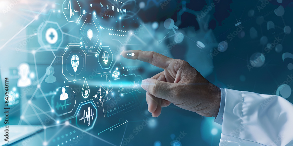 Medical Professional with Virtual Interface
Medical Professional with Virtual Interface