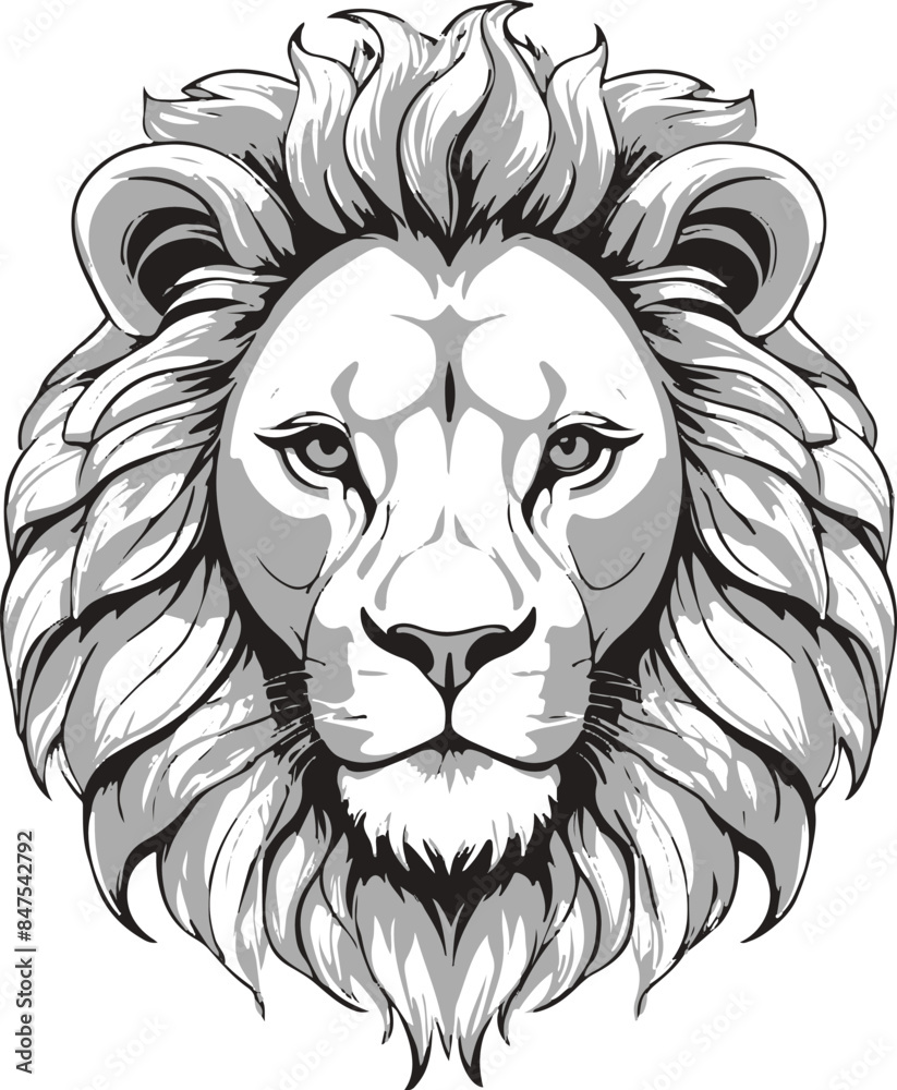 lion head vector lion head vector