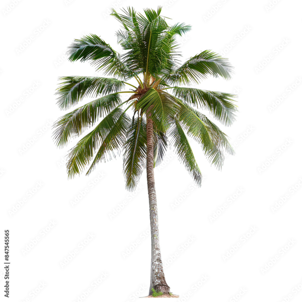 Obraz premium palm tree isolated on white
