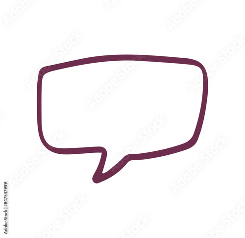 speech bubble element
